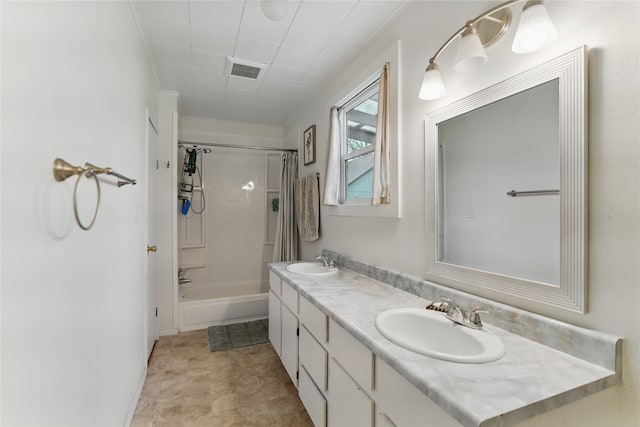 648 7th Ave W, Kalispell, MT 59901 - full bathroom with shower / tub combo and double vanity