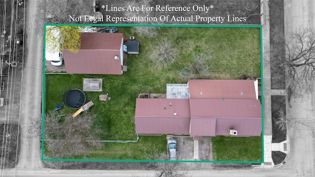 648 7th Ave W, Kalispell, MT 59901 - aerial overview of property's location with property boundaries highlighted