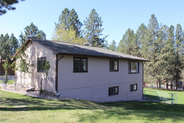 3208 Paul Ln, Missoula, MT 59803 - view of property exterior with fence and a yard