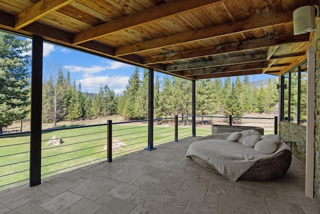 15 Copper Ridge Rd, Trout Creek, MT 59874 - view of patio featuring a balcony