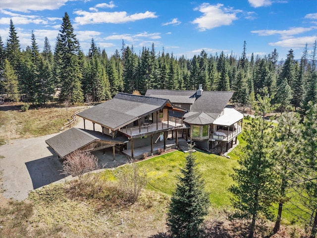 15 Copper Ridge Rd, Trout Creek, MT 59874 - aerial view of property and surrounding area