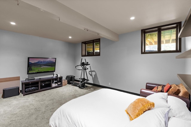 15 Copper Ridge Rd, Trout Creek, MT 59874 - carpeted bedroom featuring recessed lighting and baseboards