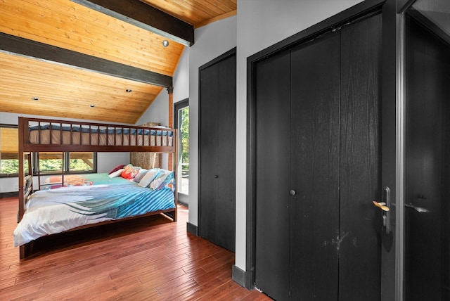 15 Copper Ridge Rd, Trout Creek, MT 59874 - bedroom featuring wooden ceiling and wood finished floors
