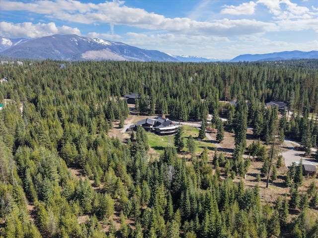 15 Copper Ridge Rd, Trout Creek, MT 59874 - aerial view of a heavily wooded area and mountains