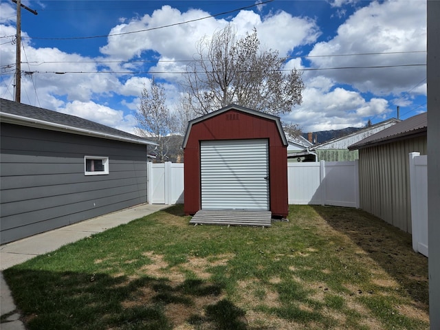 1512 Gaylord St, Butte, MT 59701 - view of shed with a fenced backyard