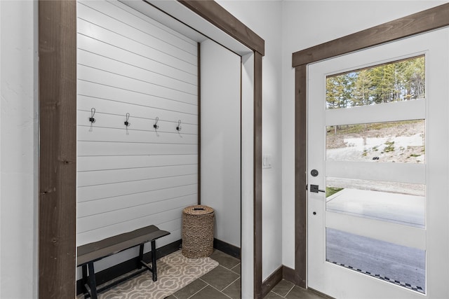 270 Westridge Dr, Somers, MT 59932 - mudroom featuring dark tile patterned floors