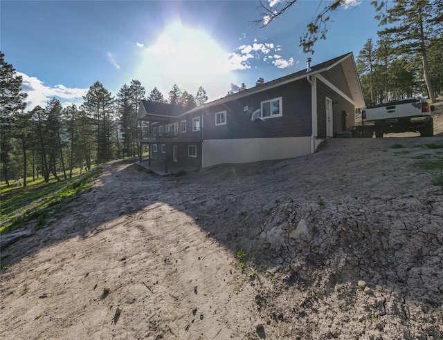 270 Westridge Dr, Somers, MT 59932 - back of house with a deck