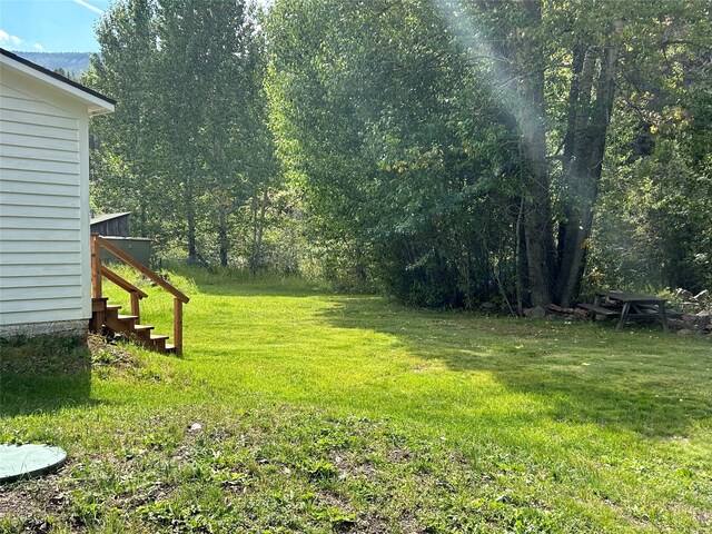 view of yard