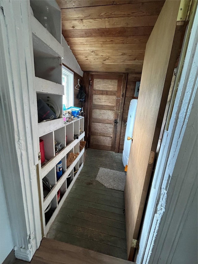 view of storage room
