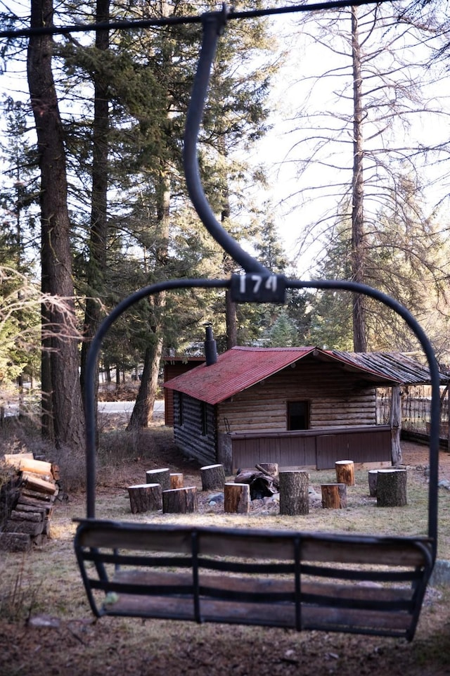 surrounding community with an outdoor structure