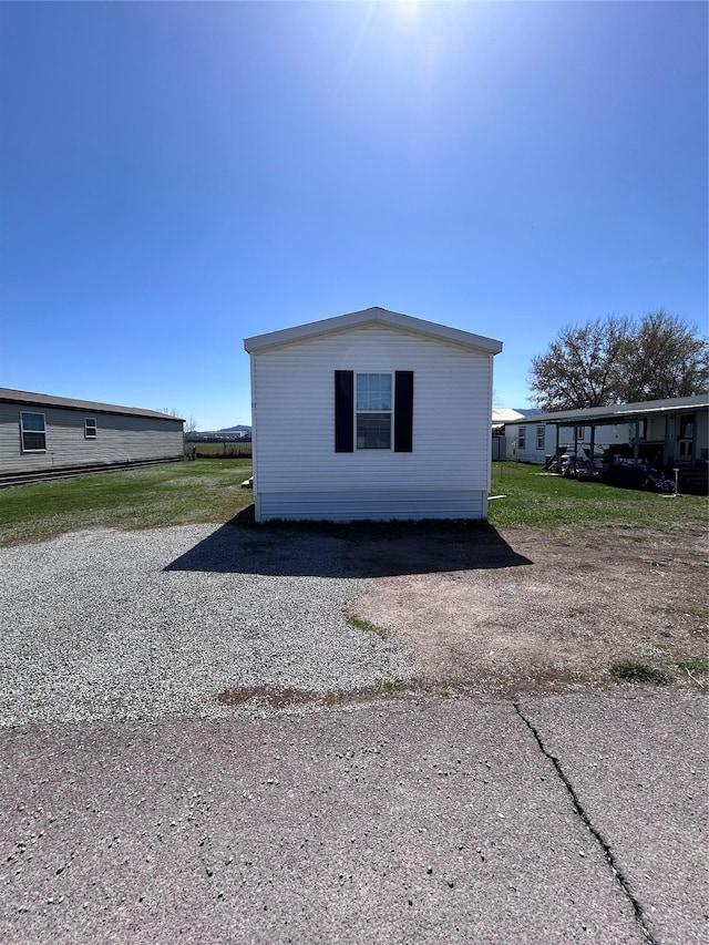 view of side of property