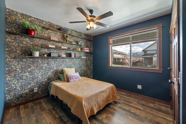 3383 Sora Way, Bozeman, MT 59718 - bedroom with wood finished floors and ceiling fan