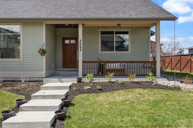 3383 Sora Way, Bozeman, MT 59718 - view of front of property featuring a porch and roof with shingles
