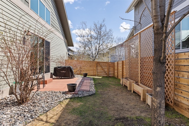 3383 Sora Way, Bozeman, MT 59718 - fenced backyard featuring a patio