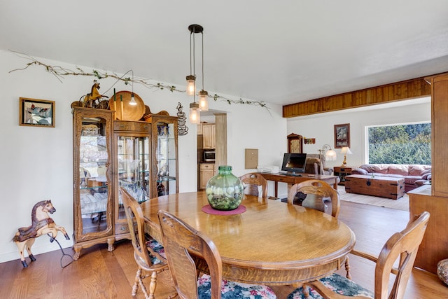 390 Dairy Ln, Superior, MT 59872 - dining room featuring light wood-style flooring