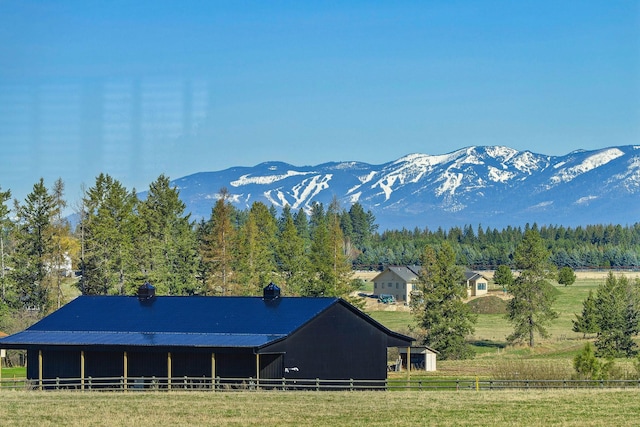 view of mountain feature
