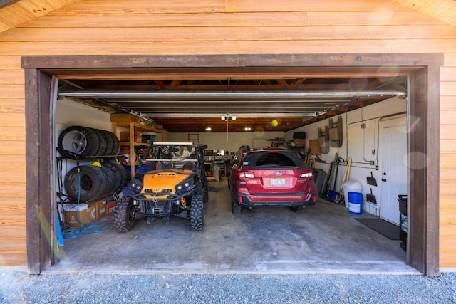 58386 Mt Highway 37, Rexford, MT 59930 - garage with a garage door opener