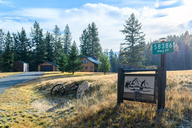 58386 Mt Highway 37, Rexford, MT 59930 - exterior view of gravel driveway