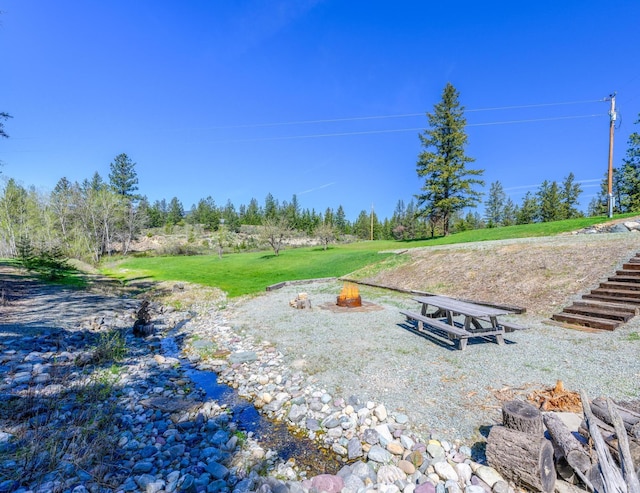 58386 Mt Highway 37, Rexford, MT 59930 - view of property's community with an outdoor fire pit
