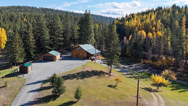 58386 Mt Highway 37, Rexford, MT 59930 - view from above of property with a forest