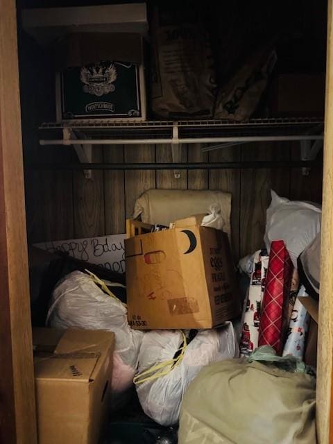 view of storage