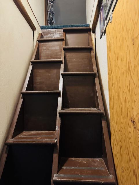 view of stairway