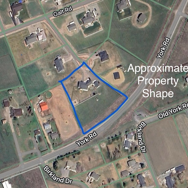 3554 Fasbender Ct, Helena, MT 59602 - map / location with property parcel outlined