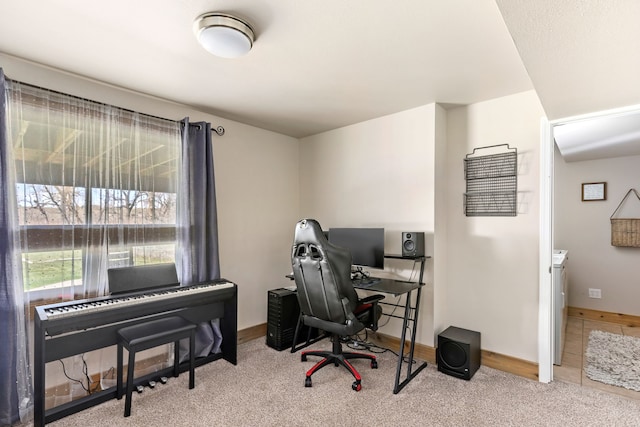 11 Wilson Butte Rd, Great Falls, MT 59405 - office area with baseboards and carpet