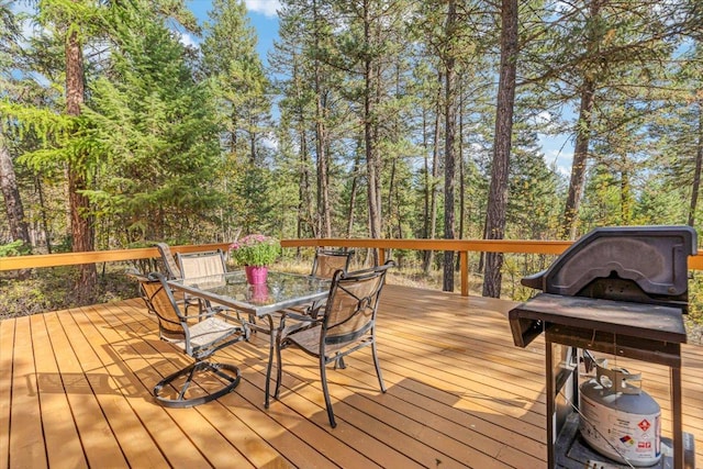 286 Antler Ridge Rd, Whitefish, MT 59937 - deck featuring outdoor dining space