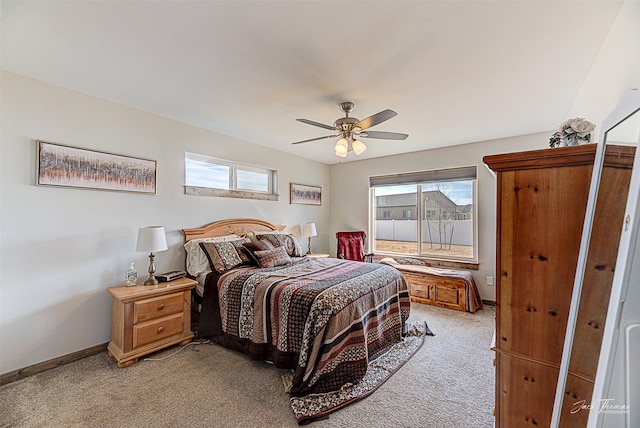 3875 Saint Marys Rd, East Helena, MT 59635 - bedroom featuring light carpet and a ceiling fan