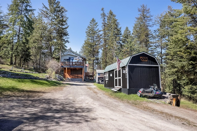 103 Tamarack Woods Dr, Lakeside, MT 59922 - view of road with driveway