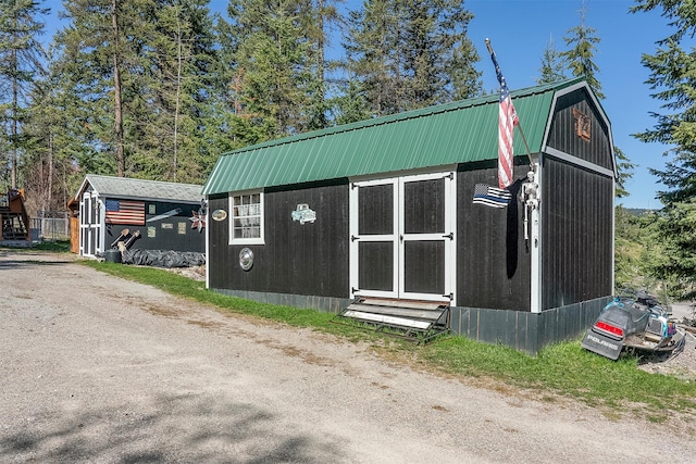 103 Tamarack Woods Dr, Lakeside, MT 59922 - view of outdoor structure with entry steps