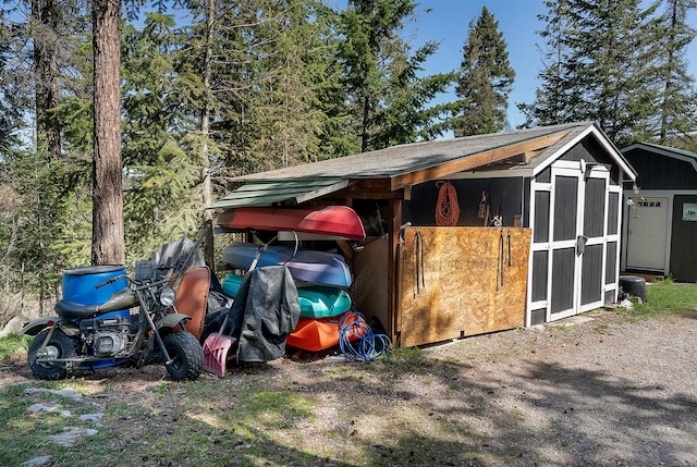 103 Tamarack Woods Dr, Lakeside, MT 59922 - view of outbuilding with an outdoor structure