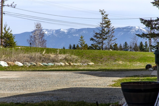 view of mountain feature