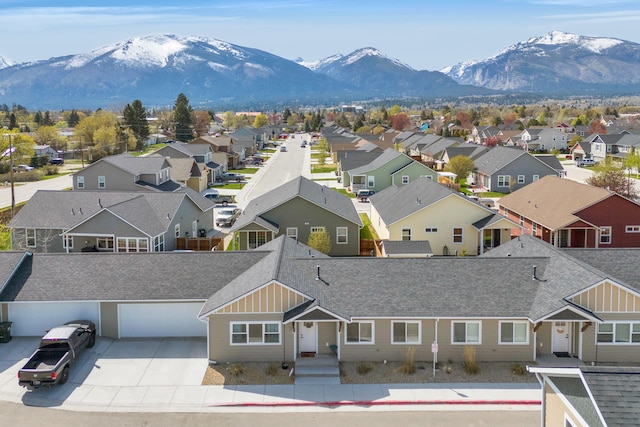 107 One Way Loop, Hamilton, MT 59840 - aerial perspective of suburban area with mountains