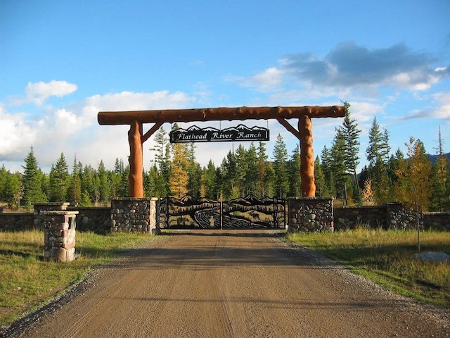 view of road