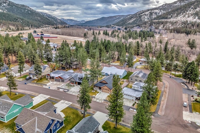 11469 Ninebark Way, Missoula, MT 59802 - aerial view of residential area with a mountain backdrop