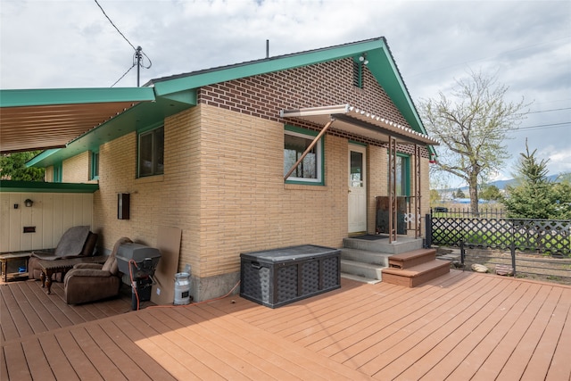 1317 River Rd, Missoula, MT 59801 - wooden terrace featuring grilling area