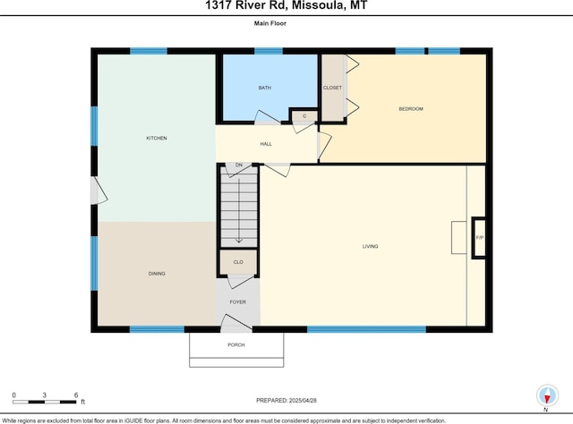 1317 River Rd, Missoula, MT 59801 - view of room layout