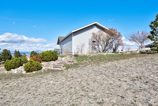 view of side of property