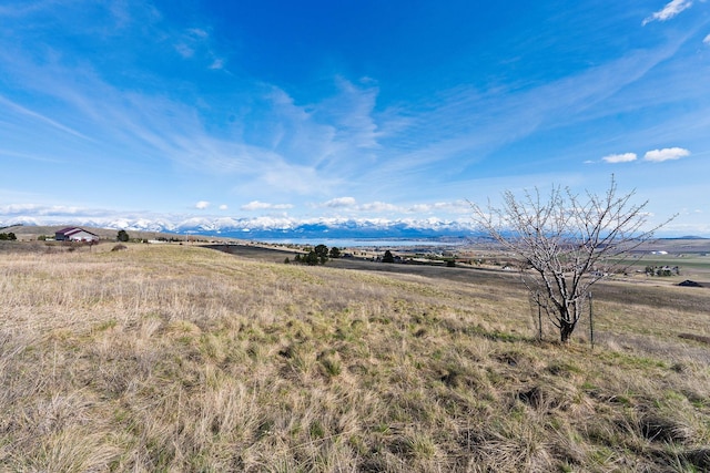 property view of mountains with a rural view