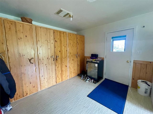 interior space with visible vents