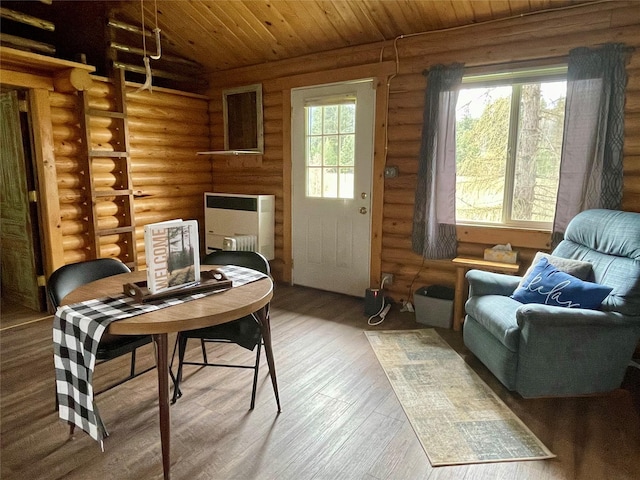 interior space with radiator