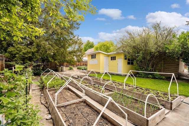 226 S Davis St, Missoula, MT 59801 - view of yard featuring a vegetable garden
