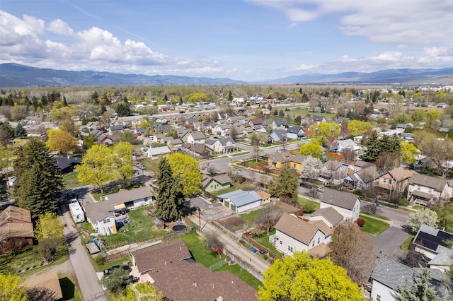 226 S Davis St, Missoula, MT 59801 - bird's eye view with a residential view and a mountain view