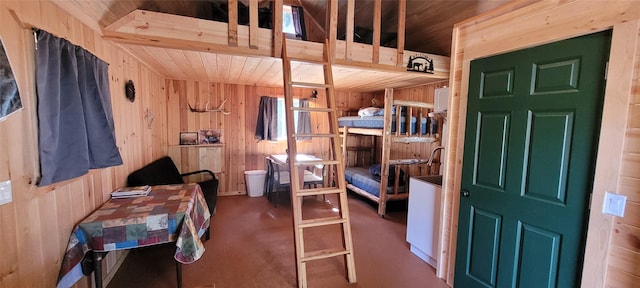 view of storage room