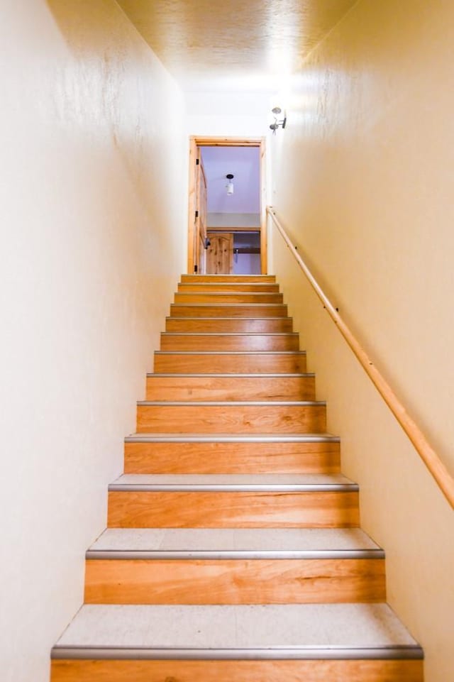 view of stairs