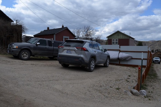 view of parking / parking lot