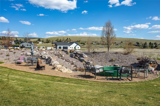 view of yard