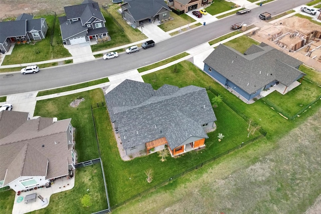 birds eye view of property featuring a residential view